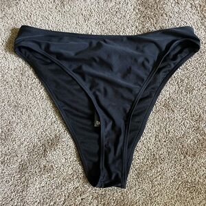 boohoo black high waisted bikini brief